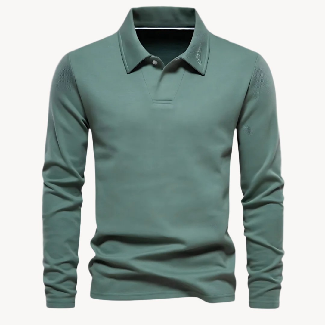 Polo Slim À Manches Longues Pour Homme | Hiver