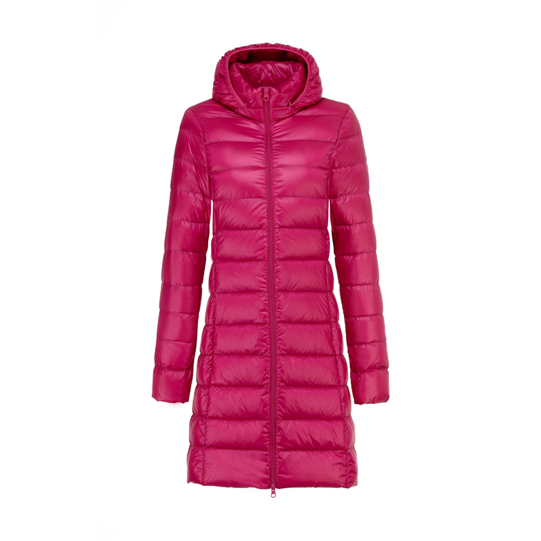Veste Matelassée D’Hiver Avec Capuche Pour Femme | Longue