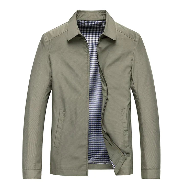 Veste Décontractée Pour Homme Avec Col | Fermeture Éclair