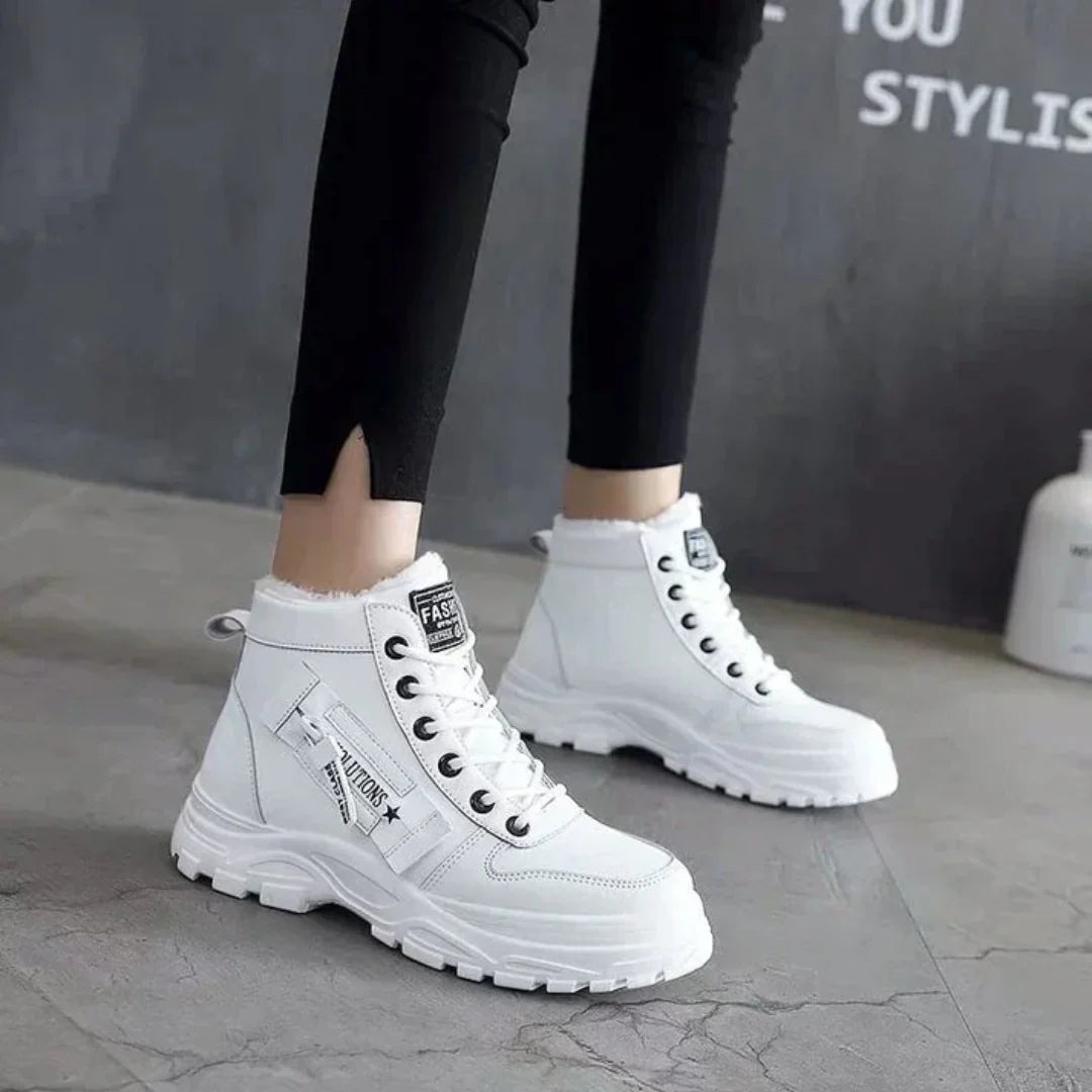 Bottines Décontractées D’hiver Pour Femmes | À Lacets