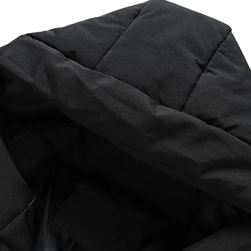 Doudoune D'hiver À Capuche Et Manches Longues Pour Homme | Doudoune