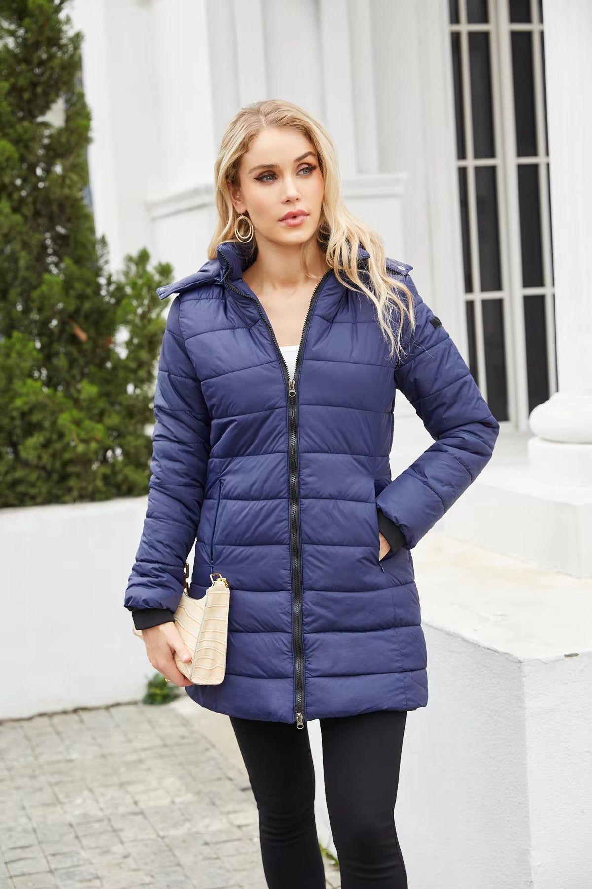 Doudoune D’Hiver Pour Femme | Capuche Amovible