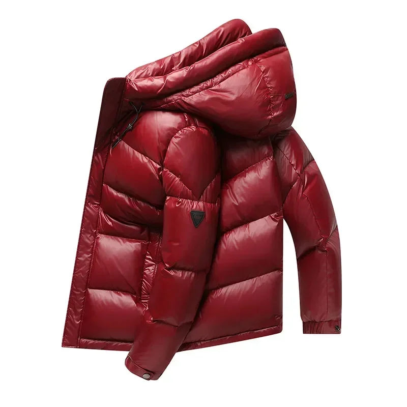 Doudoune D'hiver À Capuche Pour Homme | Manches Longues