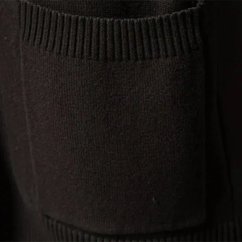 Cardigan Classique En Tricot Ouvert Sur Le Devant Pour Homme | Col Châle
