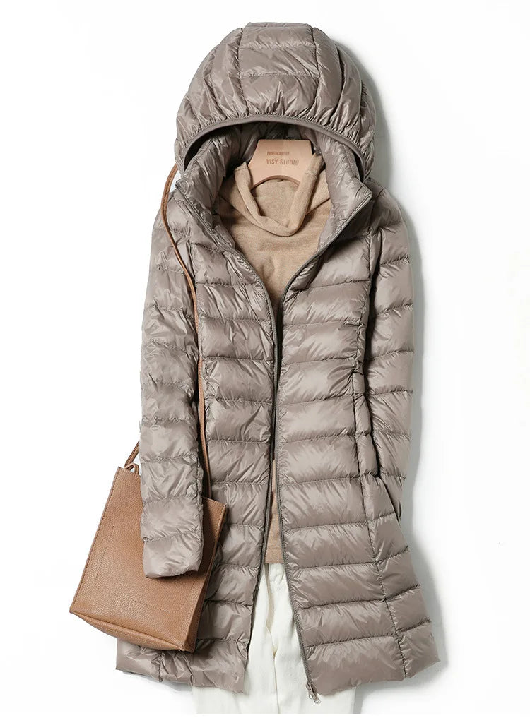 Doudoune À Capuche Amovible Pour Femme | Automne