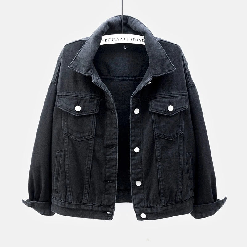 Blazer En Jean Pour Femme À Manches Longues | Avec Poche