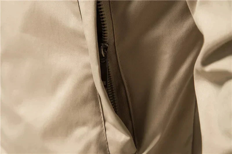 Veste coupe-vent légère d'hiver pour homme | Manches Longues