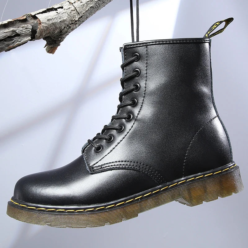 Bottes Décontractées En Cuir Pour Femme | À Lacets