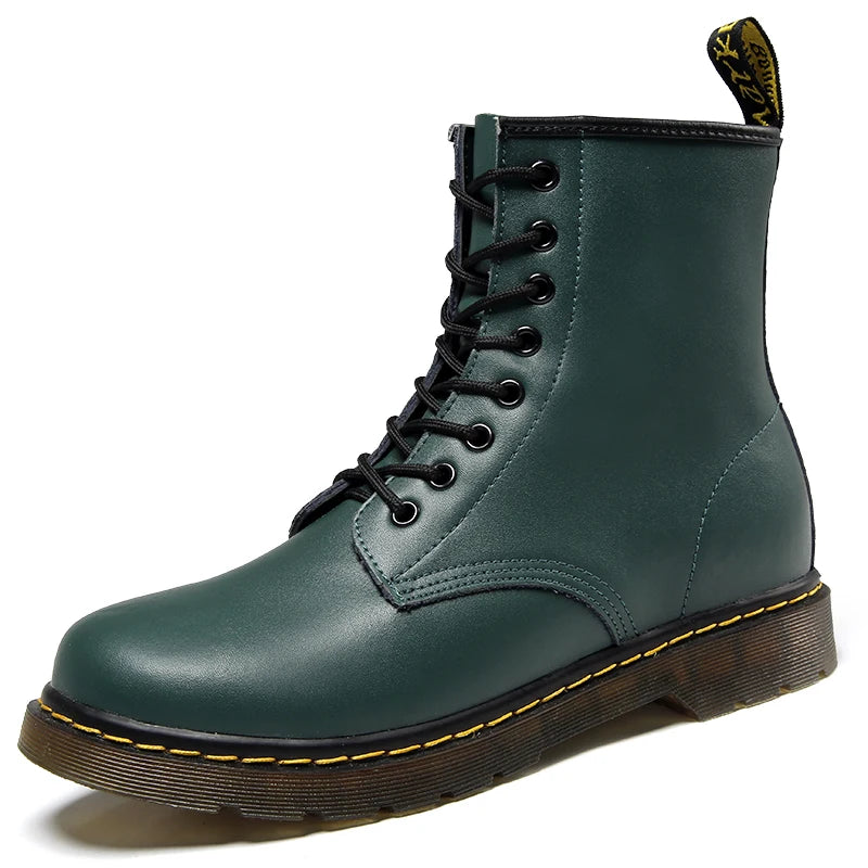 Bottes Décontractées En Cuir Pour Femme | À Lacets