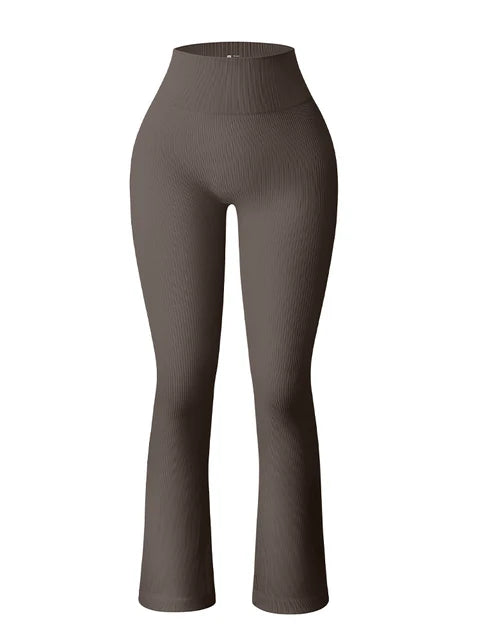 Pantalon De Yoga Évasé Décontracté Pour Femme | Taille Haute