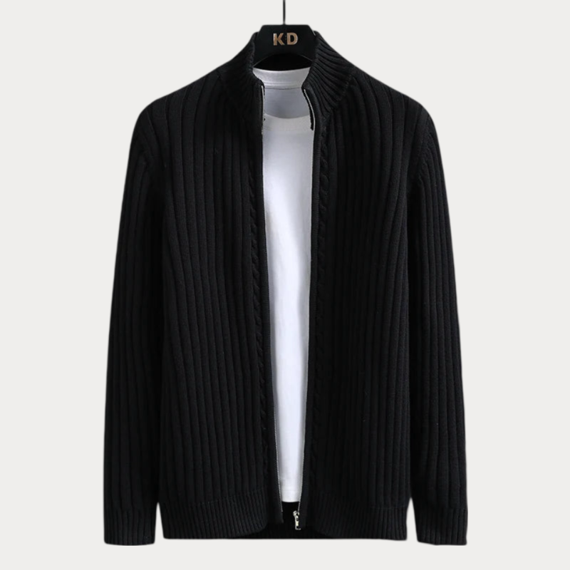 Pull Décontracté À Manches Longues Pour Homme | Col Montant