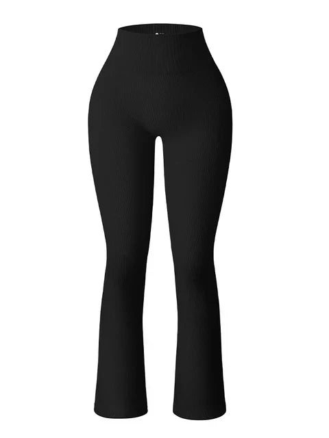 Pantalon De Yoga Évasé Décontracté Pour Femme | Taille Haute