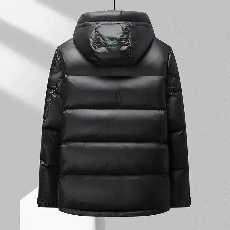 Doudoune D'hiver À Capuche Pour Homme | Manches Longues