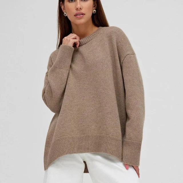 Pull En Cachemire Uni Pour Femme | Tendance