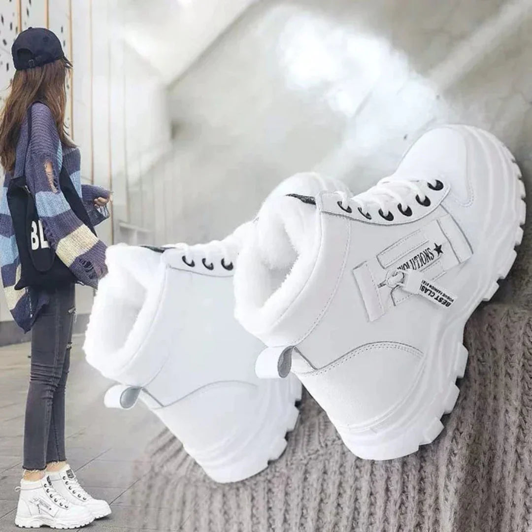 Bottines Décontractées D’hiver Pour Femmes | À Lacets