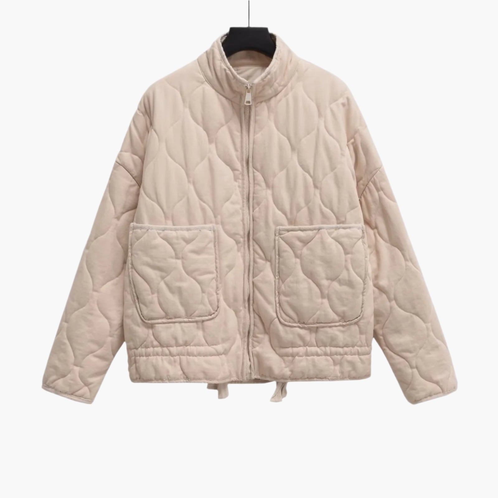 Veste Matelassée Oversize Avec Poches Pour Femme | Courte