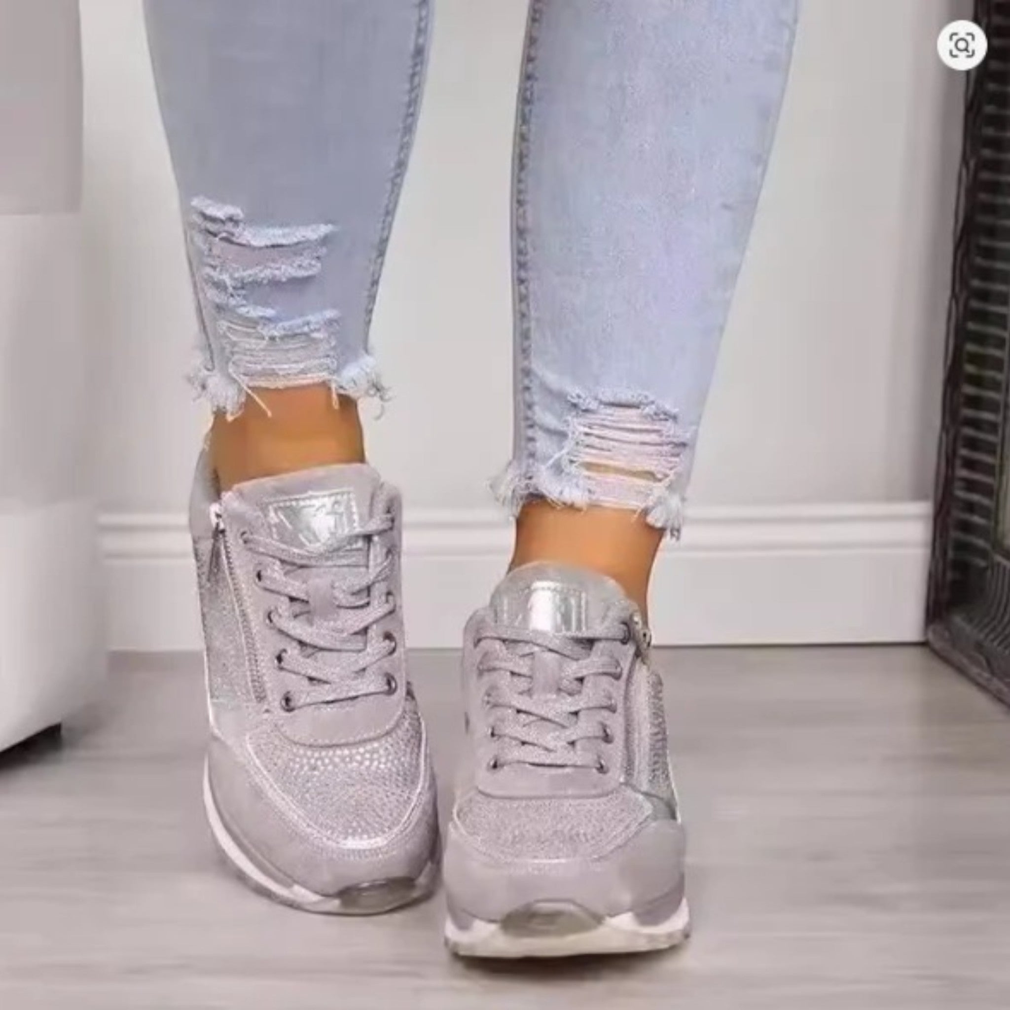 Baskets Tendance Pour Femmes | Fermeture Éclair