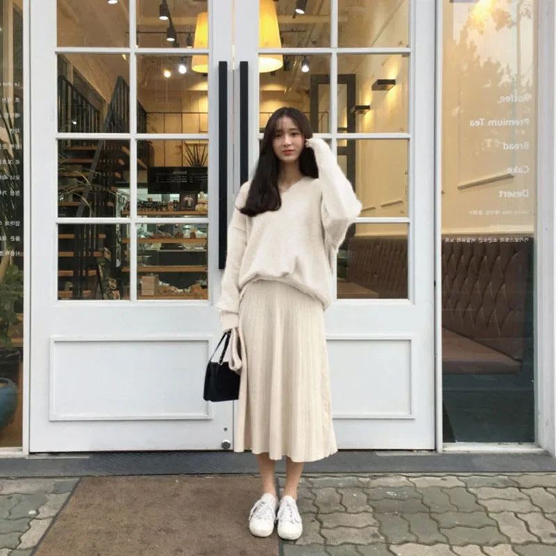 Pull En Cachemire Pour Femme Pour L’Hiver | Col En V