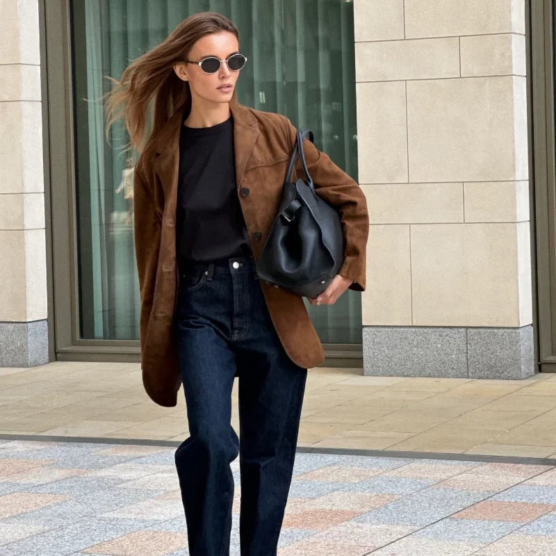 Veste Tendance Avec Fermeture À Boutons Pour Femmes | Chaud
