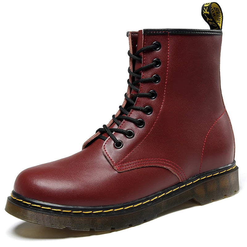 Bottes Décontractées En Cuir Pour Femme | À Lacets