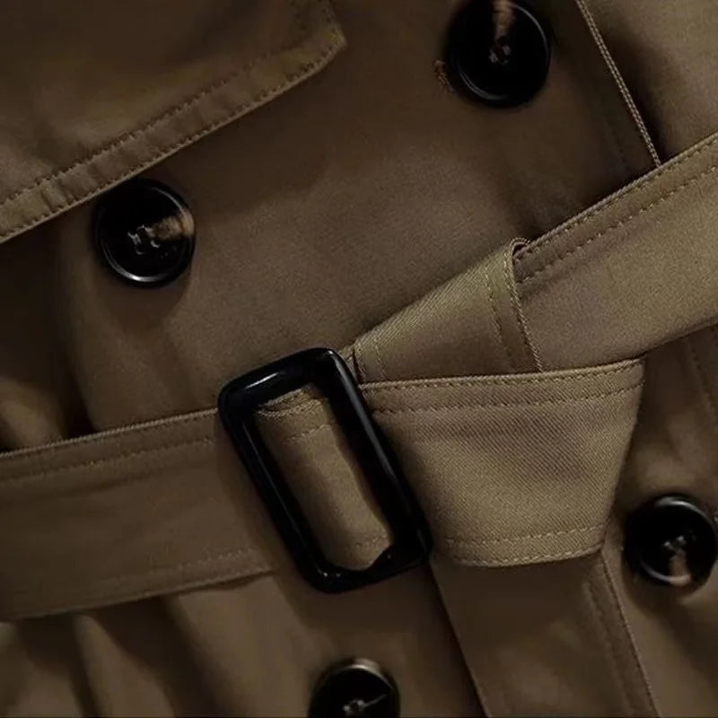 Mireille - Manteau Trench Vintage pour Femme avec Ceinture-lifestra.fr