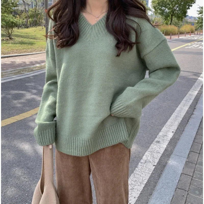 Pull En Cachemire Pour Femme Pour L’Hiver | Col En V