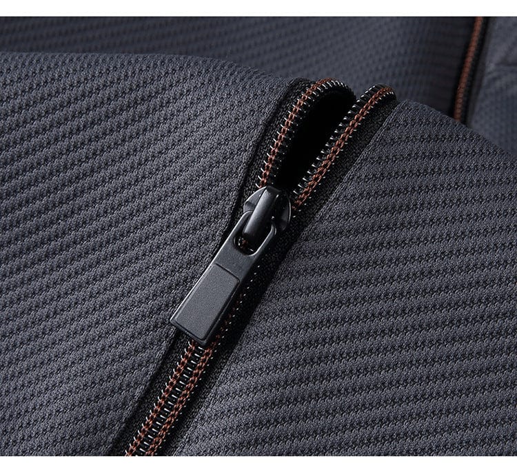 Ensemble De Survêtement Décontracté À Manches Longues Pour Homme | Fermeture Éclair