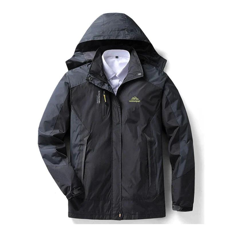Manteau De Pluie Avec Poches Zippées Pour Femmes | Bicolore