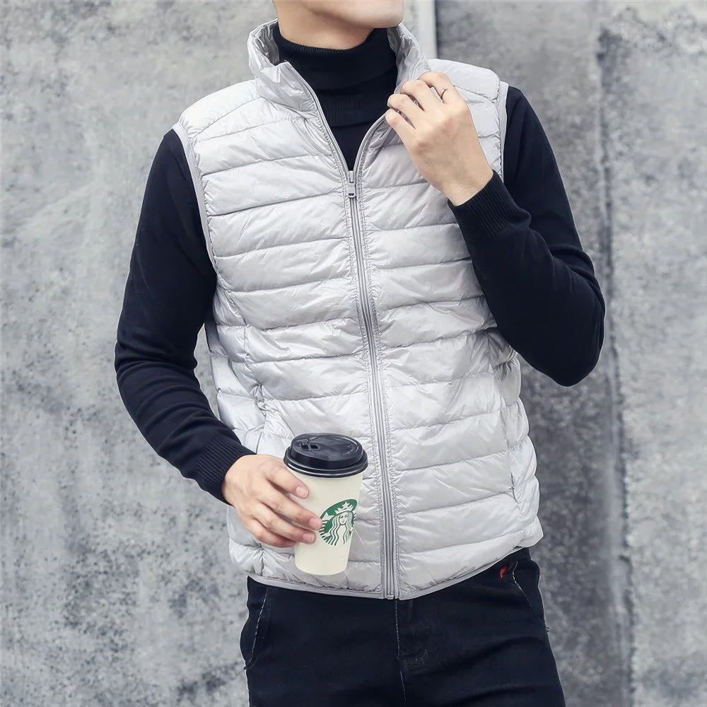 Doudoune Sans Manches Zippée Pour Homme | Hiver