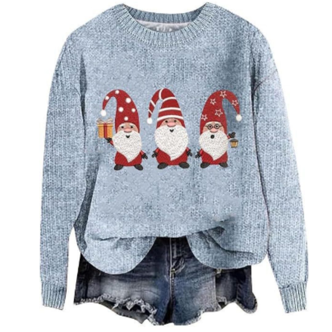 Pull De Noël Pour Femme | Col Rond