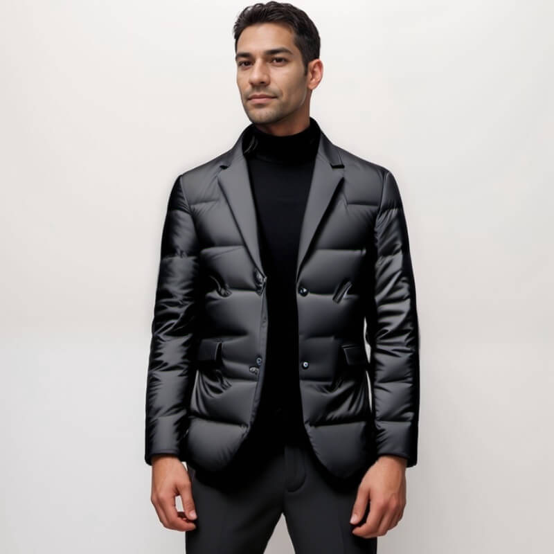 Doudoune Stylée Pour Homme Avec Boutons | Hiver