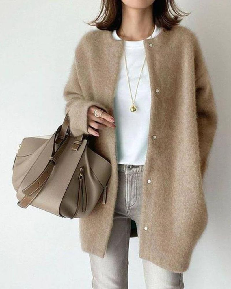 Cardigan Stylé En Cachemire Pour Femme | Hiver