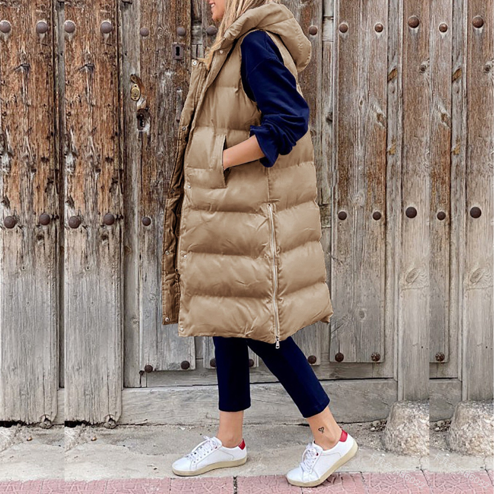 Gilet À Capuche Décontracté Pour Femmes | Chaud