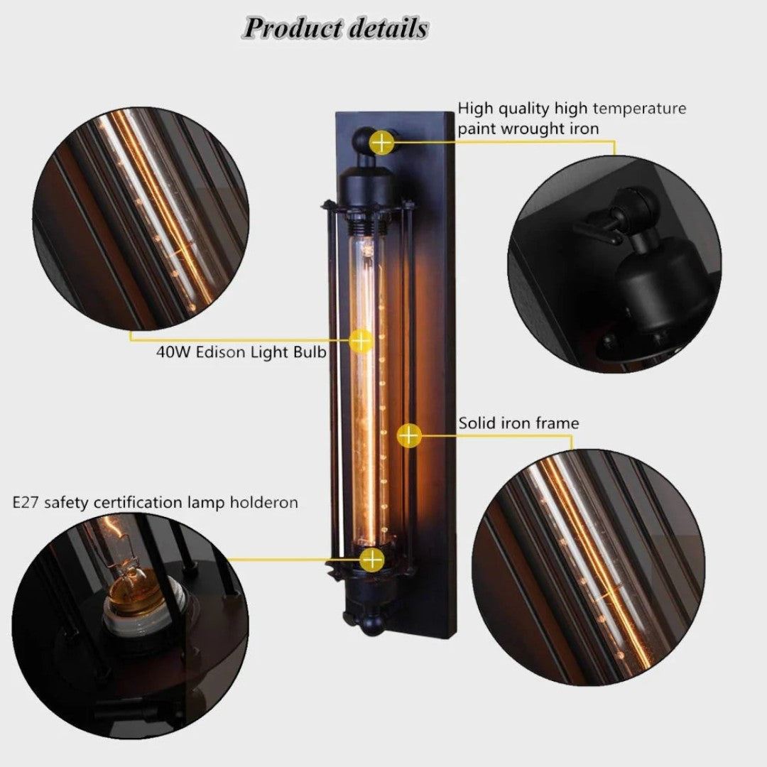 Aplique de Pared Vintage para el Hogar | LED