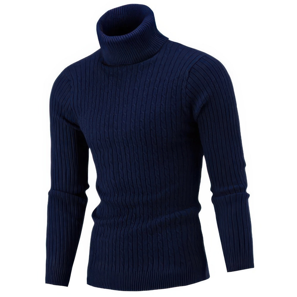 Pull Col Montant Et Manches Longues Pour Homme | Hiver