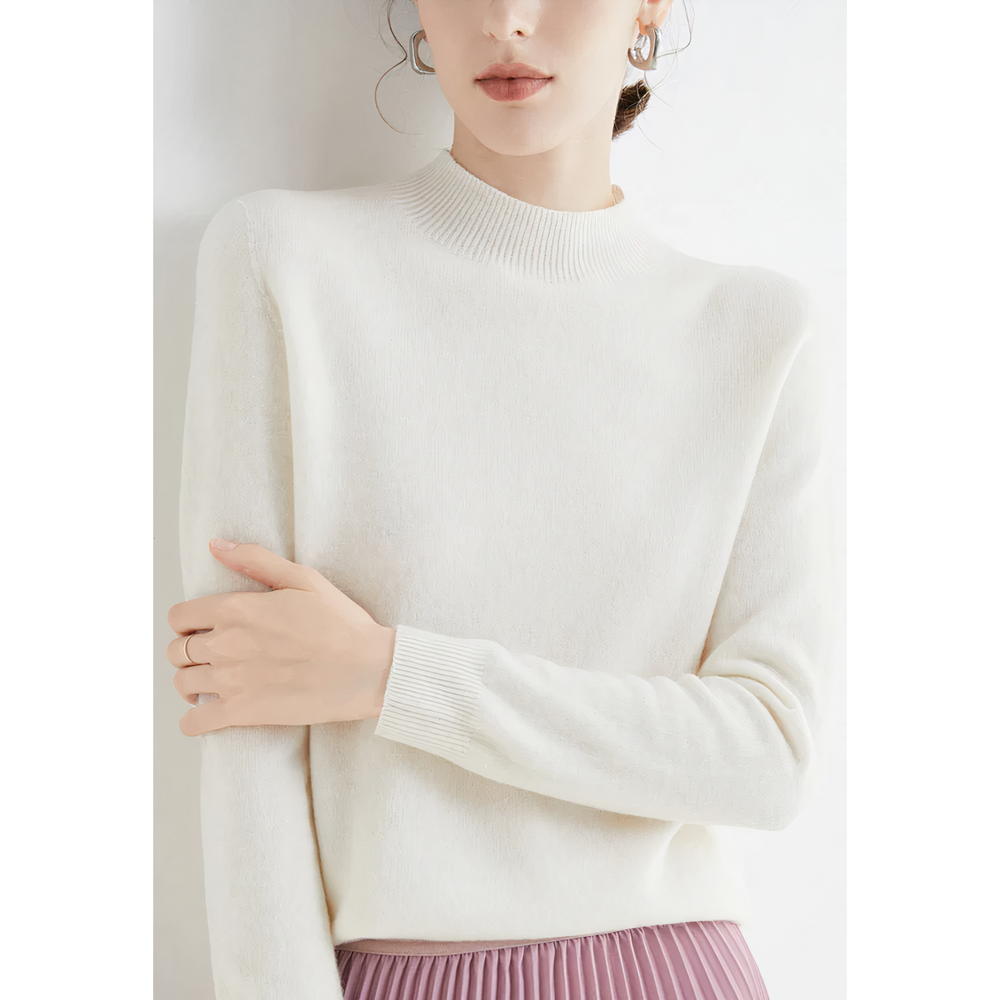 Pull Slim En Cachemire Décontracté Pour Femme | Hiver