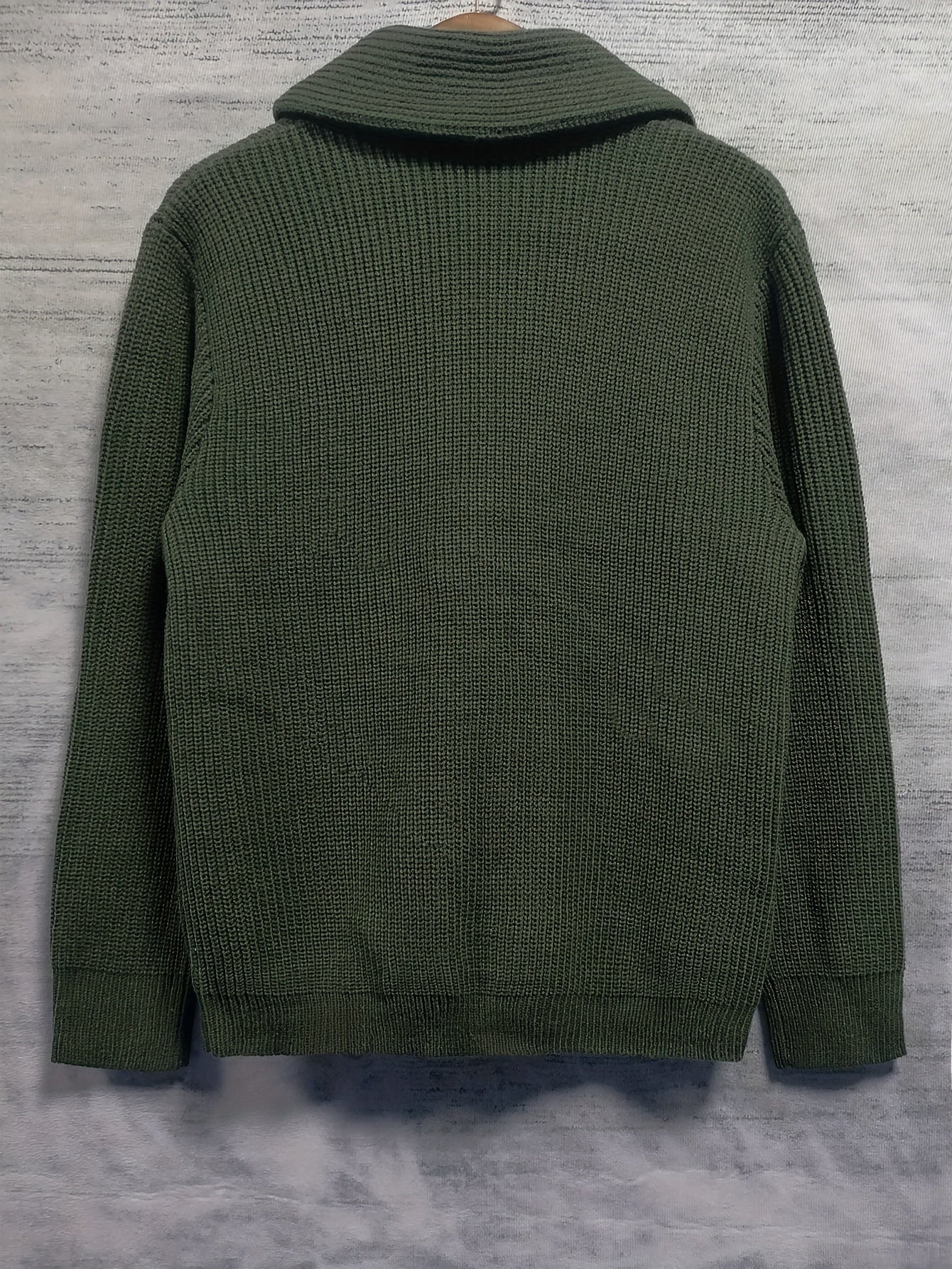 Cardigan D'hiver À Manches Longues Pour Homme | Avec Bouton