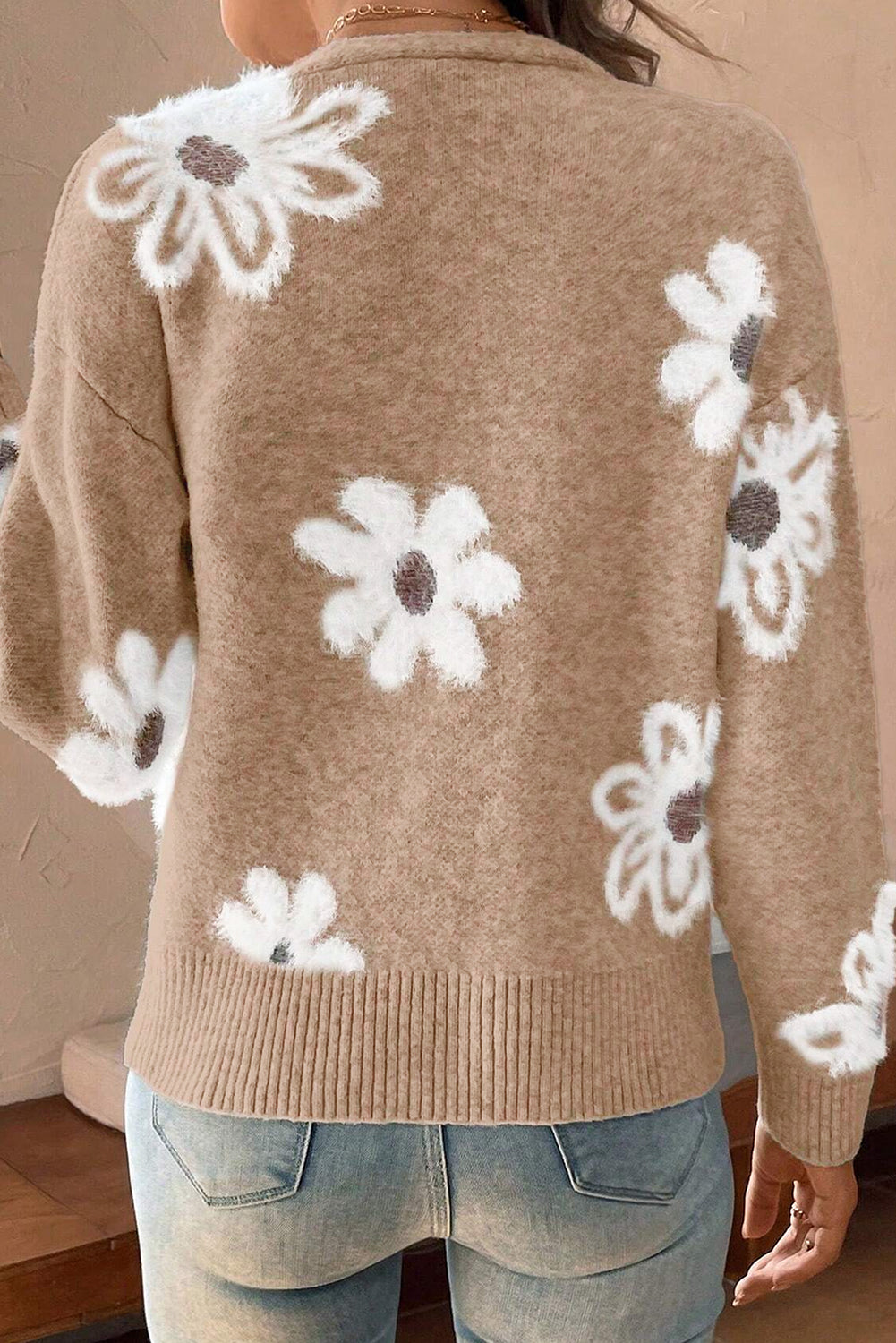 Cardigan Col V Femme | Manches Longues