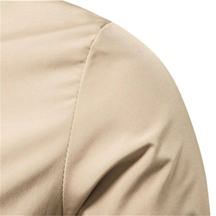 Blouson Aviateur Classique À Rayures Côtelées Pour Homme | Automne