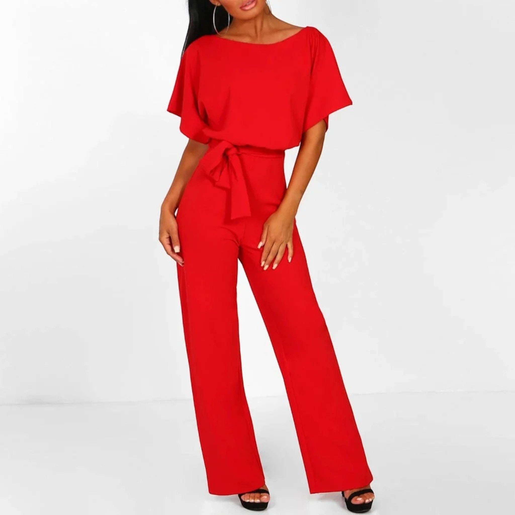 Adèle | Combinaison Chic À Taille Ceinturée Pour Femme