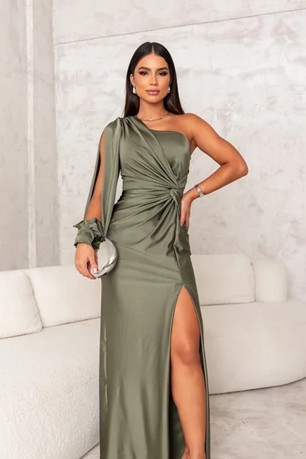 Robe De Soirée Asymétrique Pour Femme | Maxi