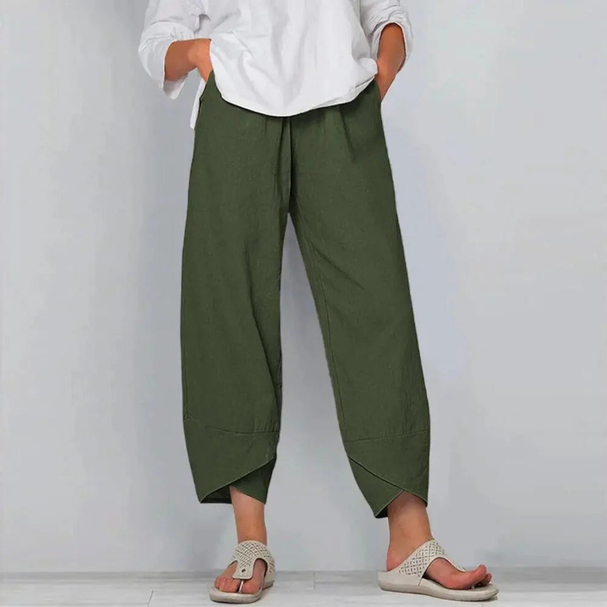Amara | Pantalon D'été Décontracté À Jambe Large Pour Femmes