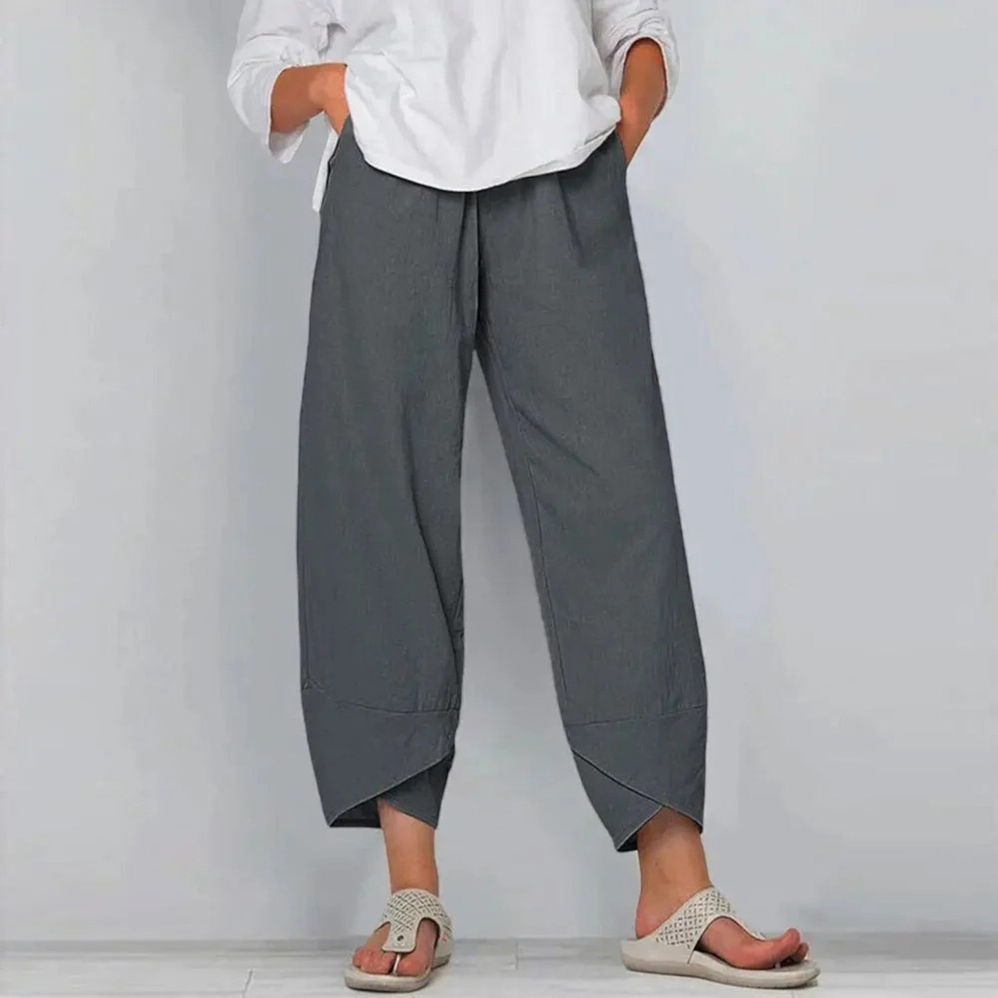 Amara | Pantalon D'été Décontracté À Jambe Large Pour Femmes