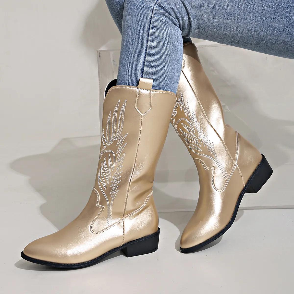 Bottes De Cowboy À Bout Pointu Pour Femme | Tendance