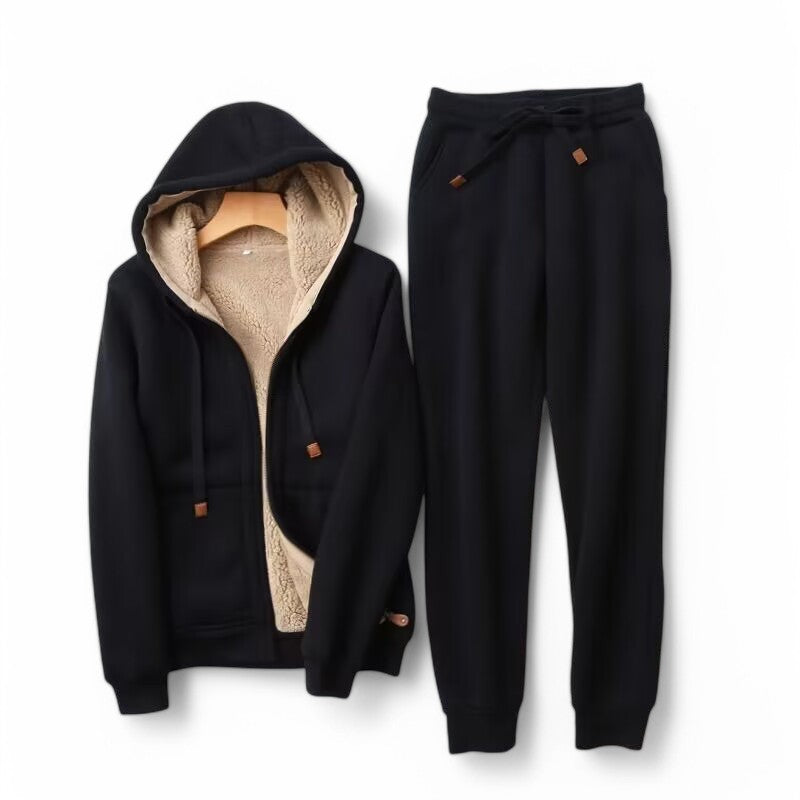 Ensemble Loungewear 2 Pièces pour Femme – Hoodie & Pantalon-lifestra.fr