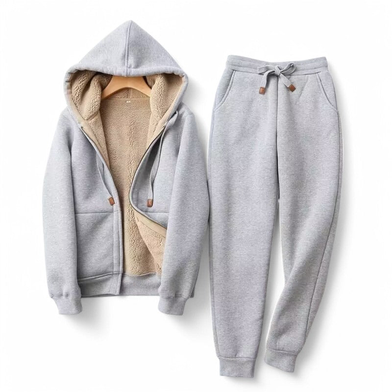 Ensemble Loungewear 2 Pièces pour Femme – Hoodie & Pantalon-lifestra.fr
