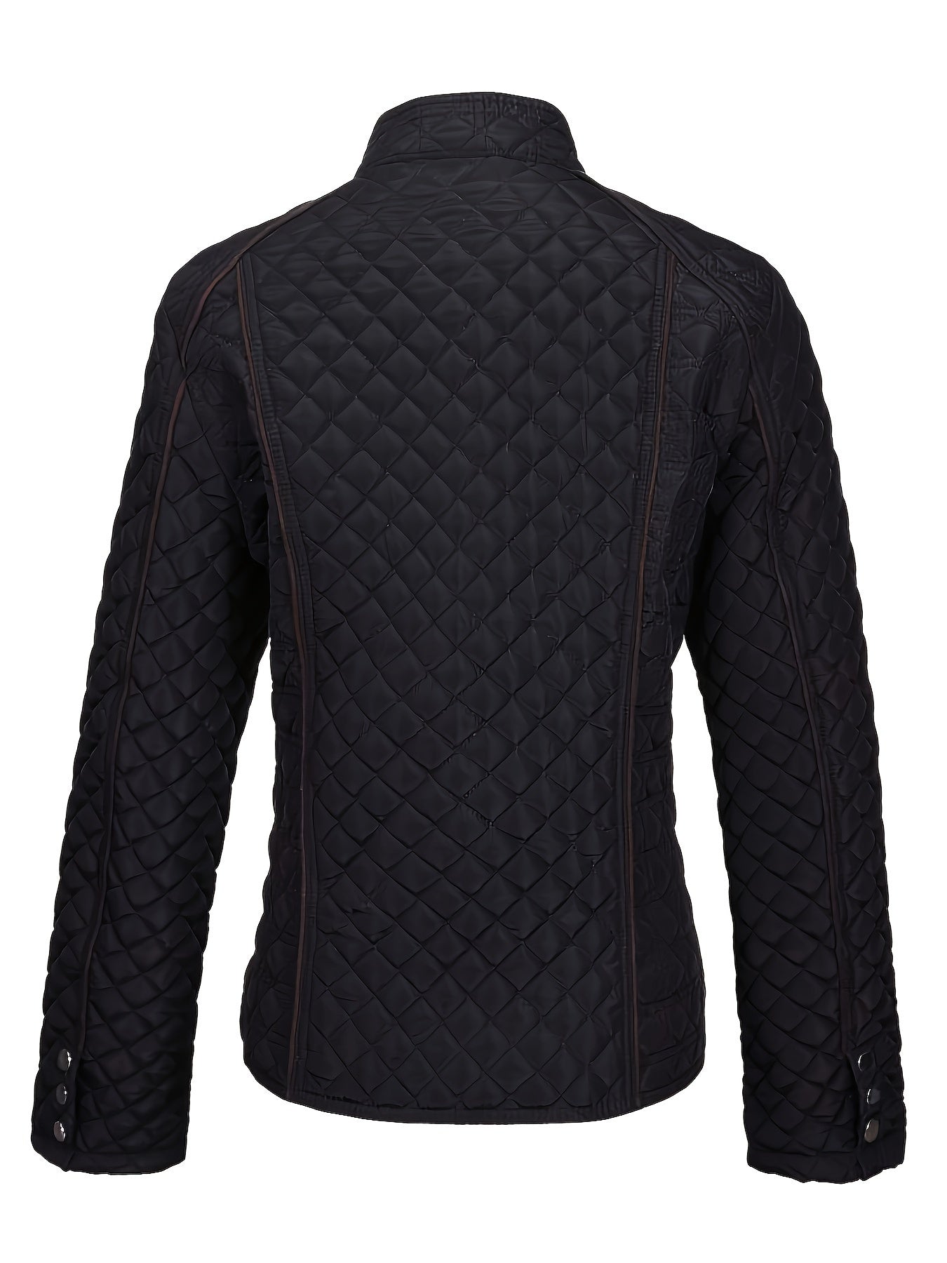 Veste Doudoune Matelassée Avec Fermeture Éclair Pour Femme | Hiver