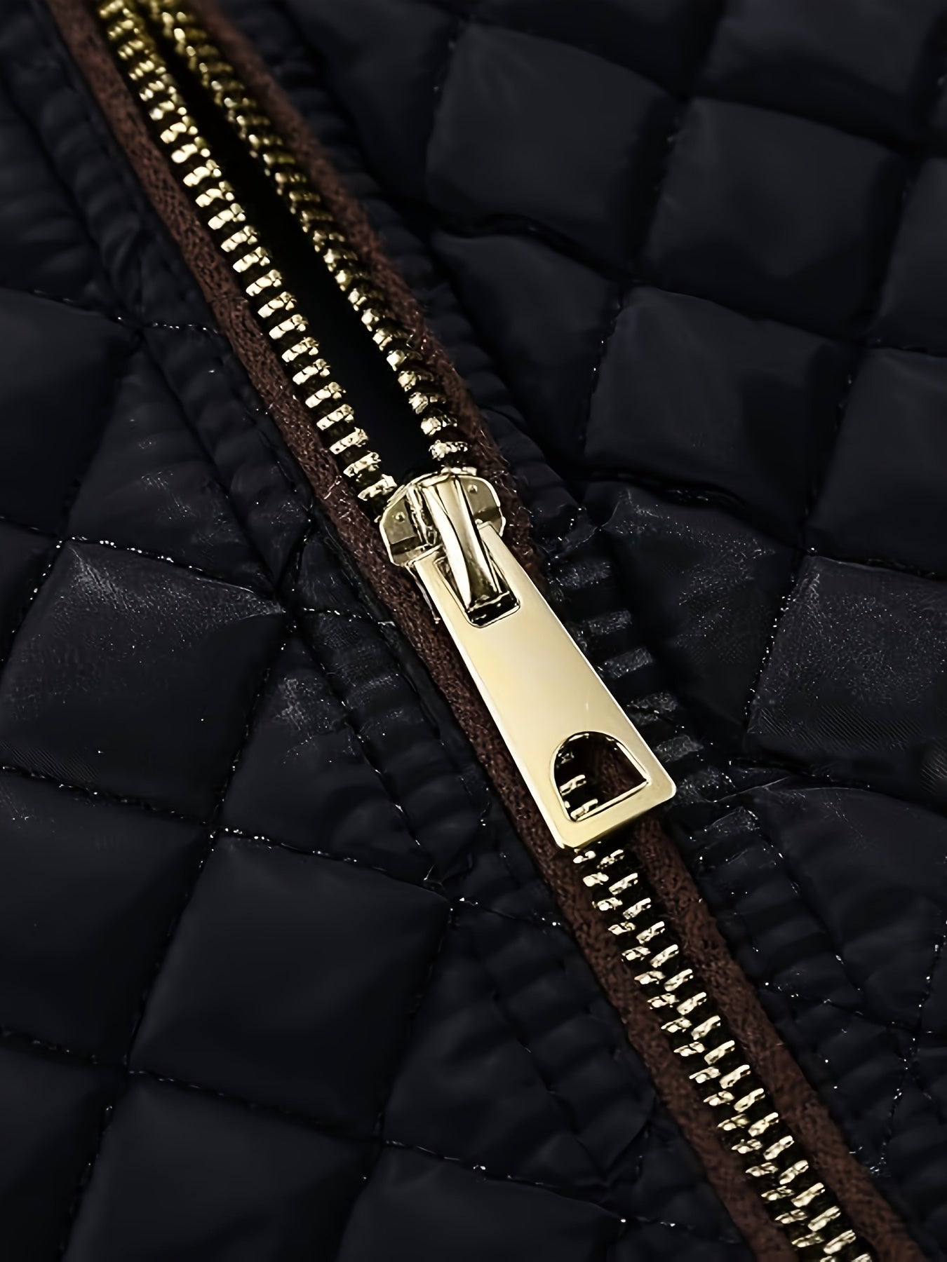 Veste Doudoune Matelassée Avec Fermeture Éclair Pour Femme | Hiver