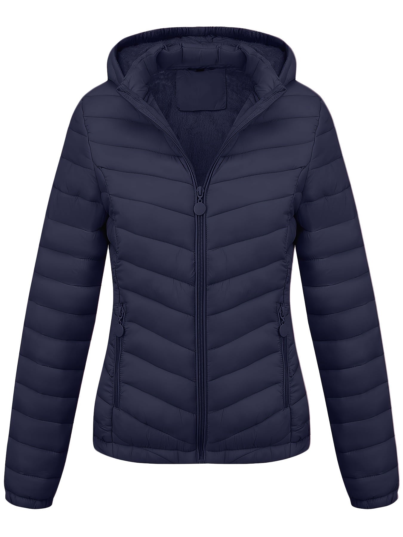 Veste Zippée Avec Poches Pour Femme | À Capuche