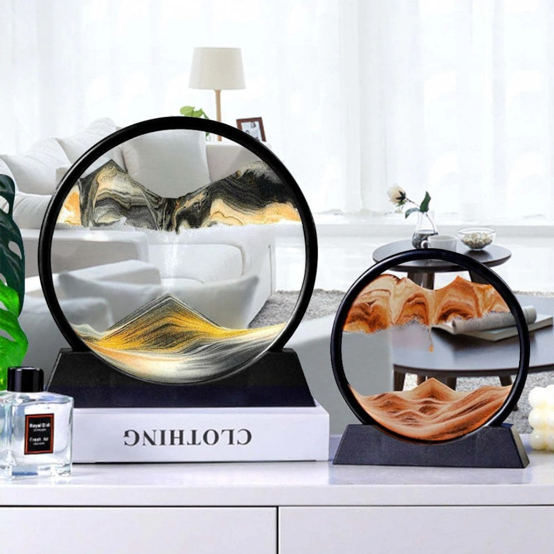 Arte de Arena 3D Decorativo | Vidrio